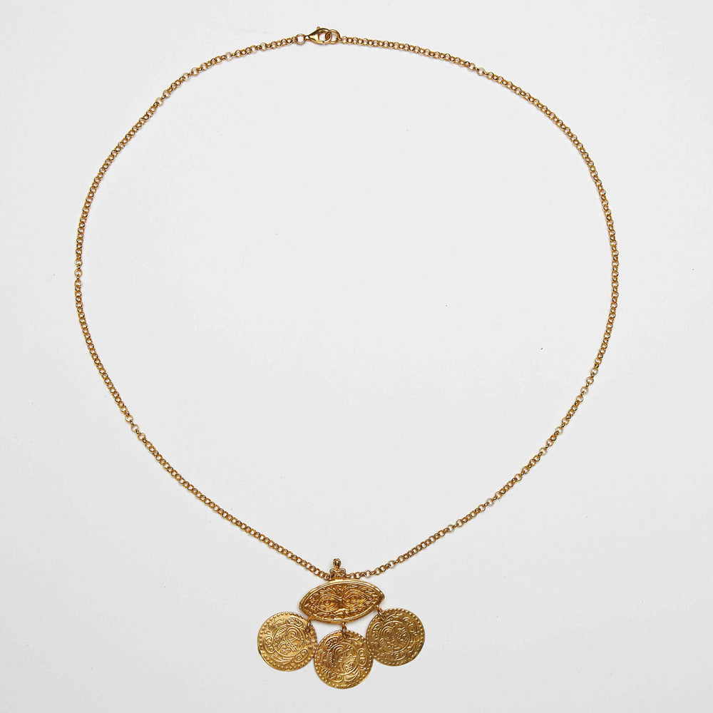 Mati- Coins Necklace
