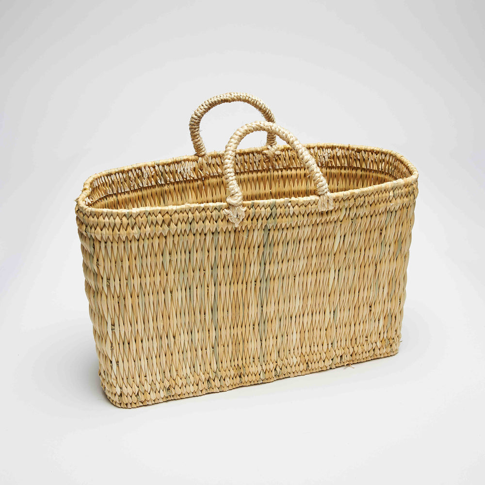Ψάθινη Τσάντα - Σχοινένια Χερούλια - Μεσαίο Μέγεθος