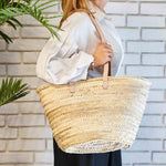 Wicker Beach Basket