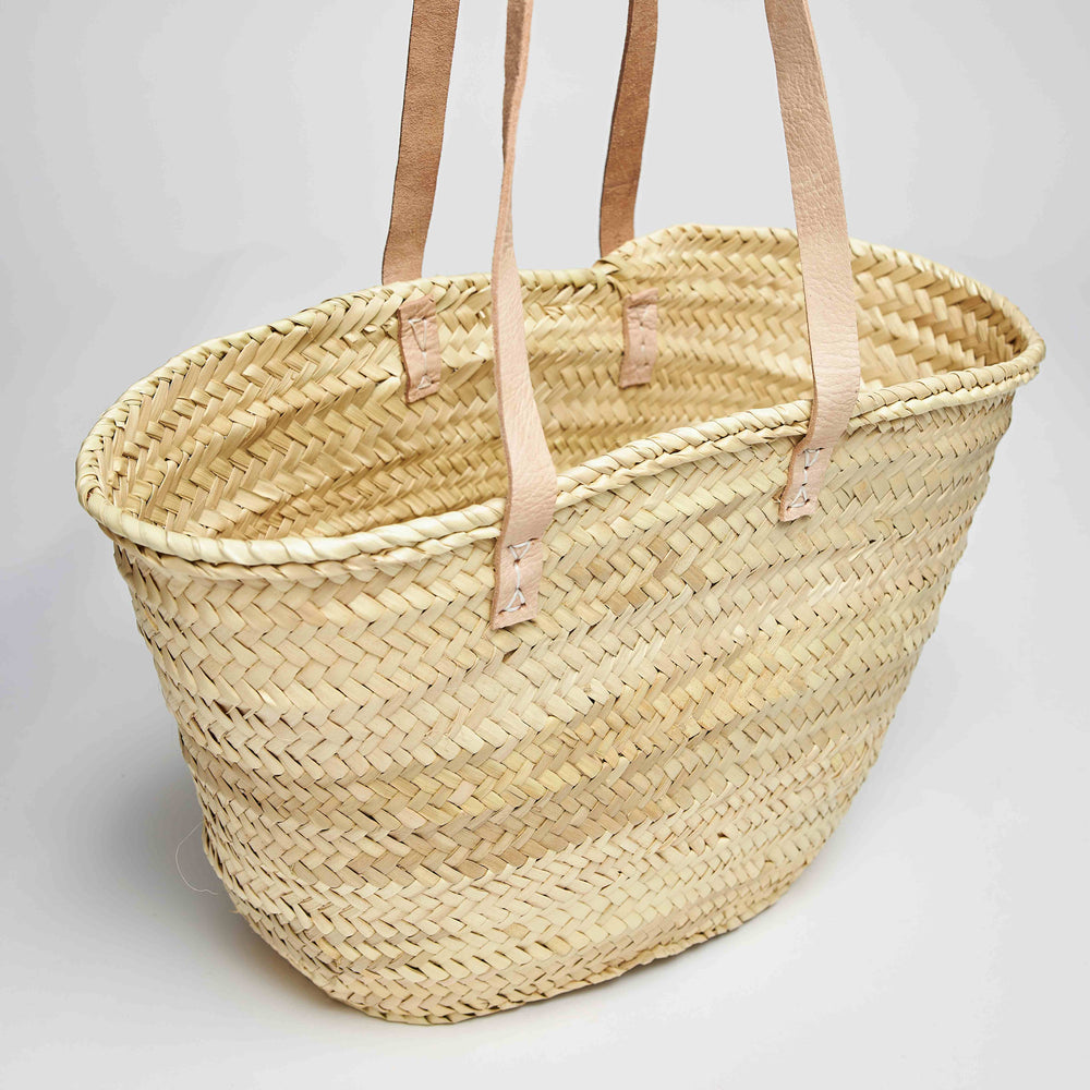 Wicker Beach Basket