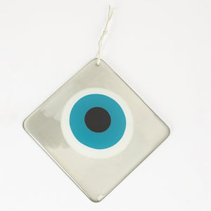 
                
                    Load image into Gallery viewer, Aluminum Evil Eye &amp;#39;Mati&amp;#39;, Square Shape
                
            