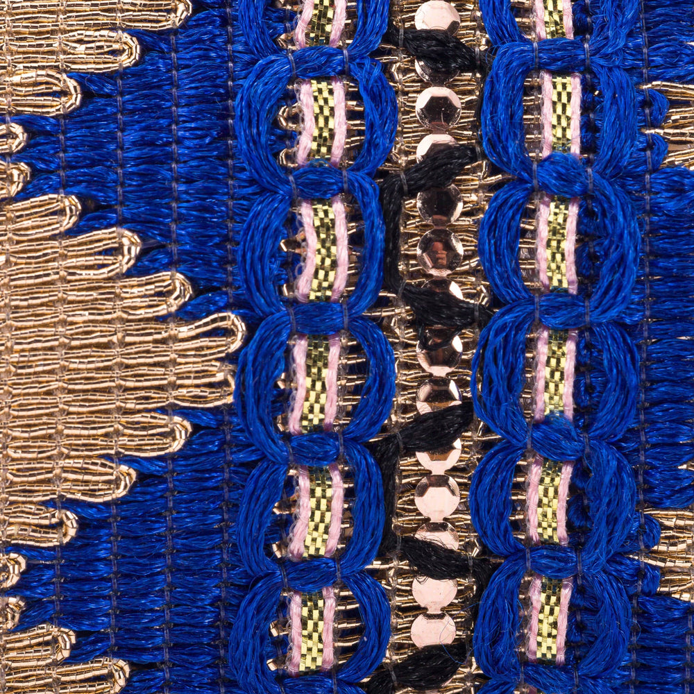 
                
                    Φόρτωση εικόνας στο Viewer Gallery, Athena Bracelet in Blue-Gold with Black Tassel
                
            
