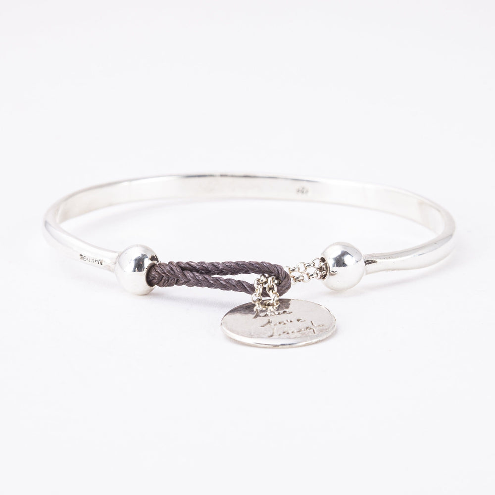 Bangle "Live, Love, Laugh" in Sterling Silver
