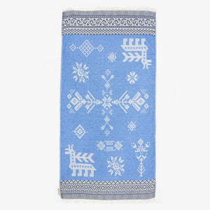 Beach Towel, Pestemal, Kedima in Light Blue