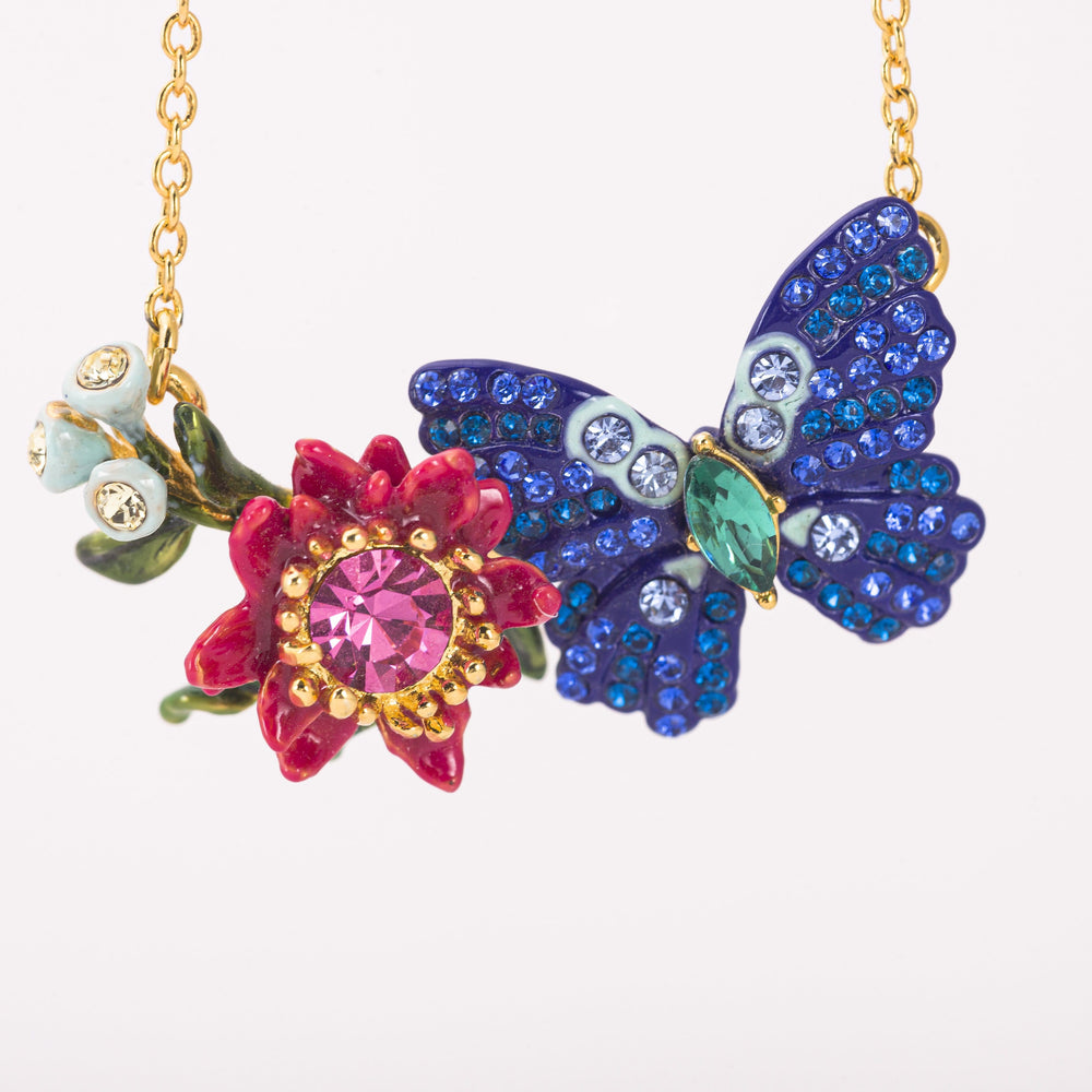 
                
                    Φόρτωση εικόνας στο Viewer Gallery, Blue Butterfly Necklace
                
            
