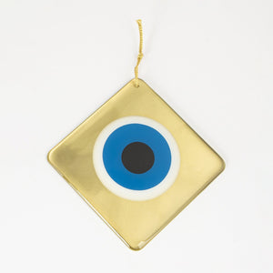 
                
                    Load image into Gallery viewer, Bronze Evil Eye &amp;#39;Mati&amp;#39;, Small Square Shape
                
            