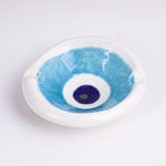 Ceramic Ashtray with Evil Eye