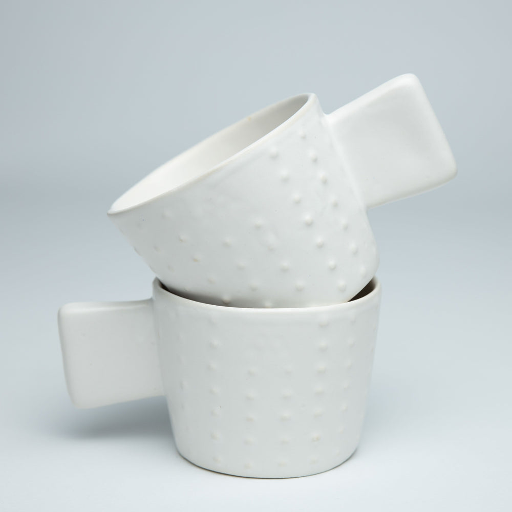 Ceramic Coffee Mugs, Set of 2