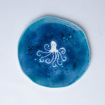 Ceramic Dinner Plate B, Octopus