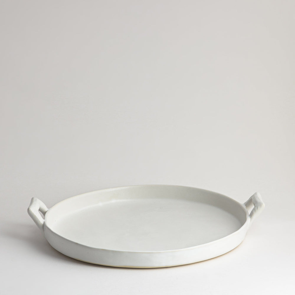 
                
                    Load image into Gallery viewer, Ceramic Handmade Serving Tray with Handles
                
            