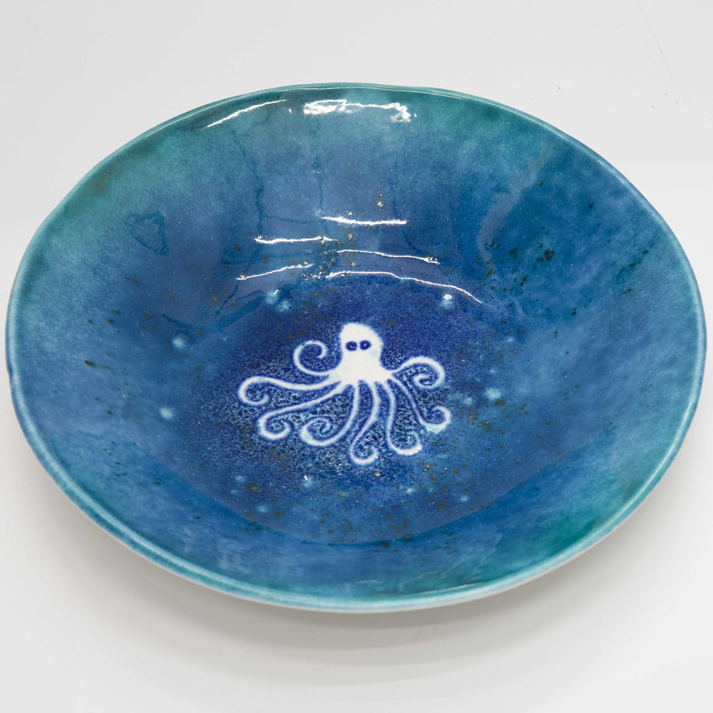 
                
                    Φόρτωση εικόνας στο Viewer Gallery, Ceramic Platter B, Handpainted Octopus
                
            