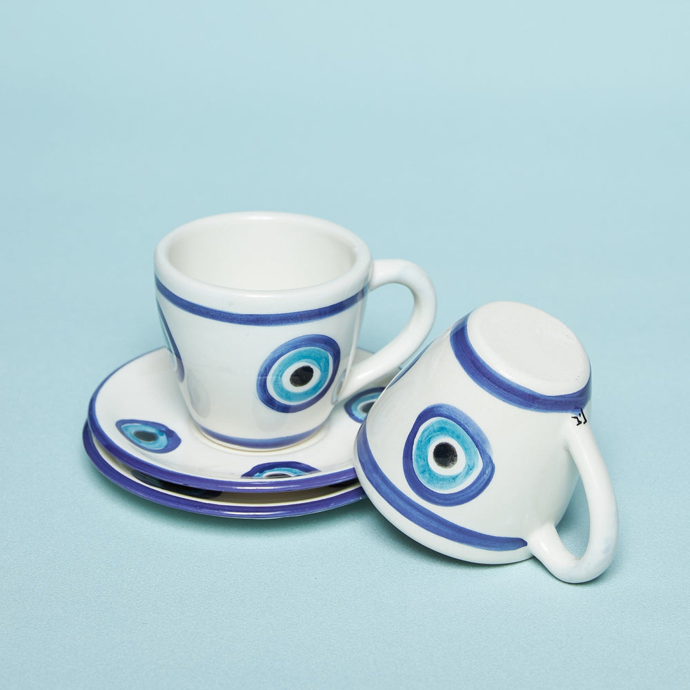 
                
                    Φόρτωση εικόνας στο Viewer Gallery, Coffee Cups Mati, Set of Two
                
            