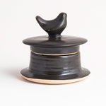 Covered Bowl, Bird on Lid, S