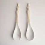 Cycladic Ceramic Spoons, Set of 2