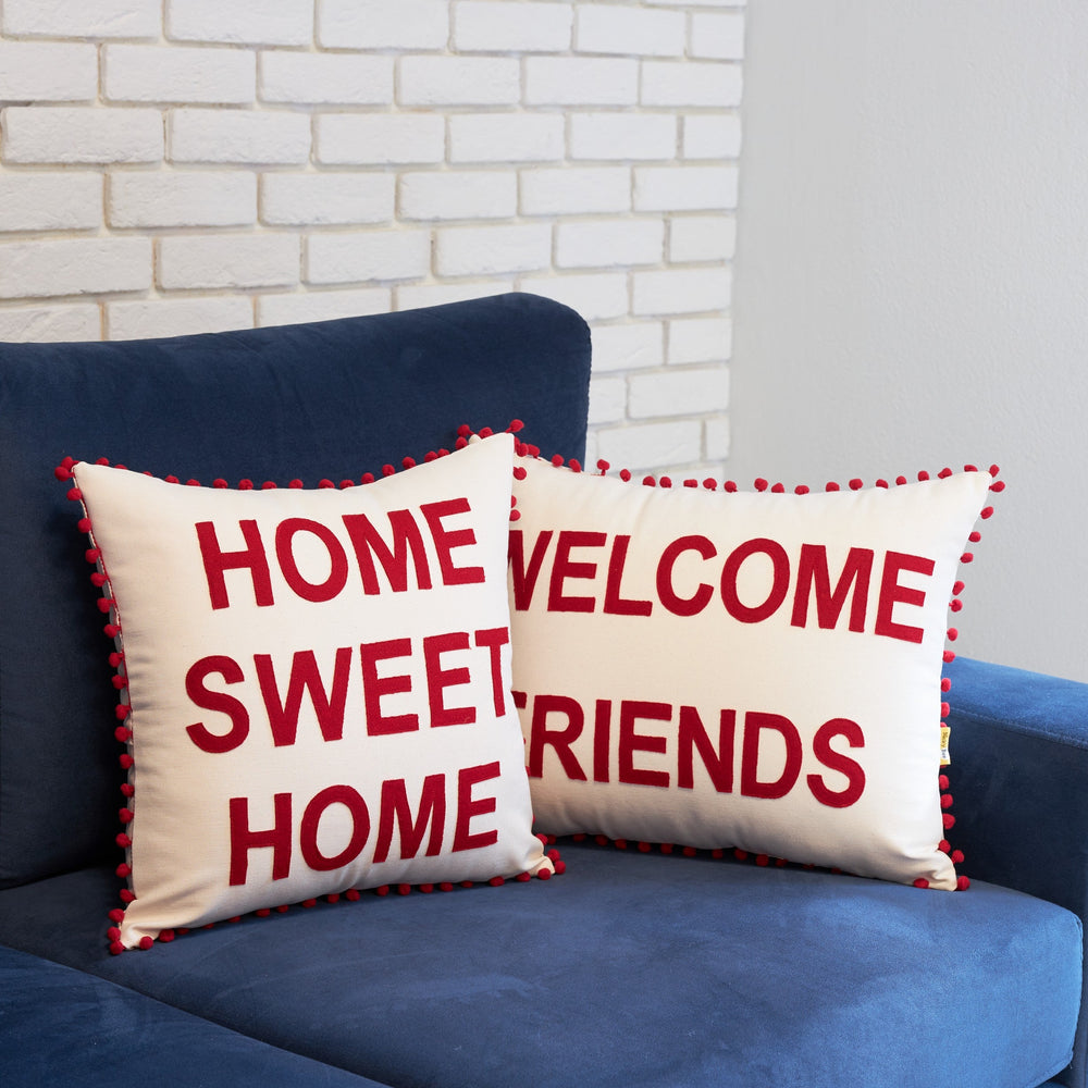 
                
                    Load image into Gallery viewer, Decorative Cushion, Welcome Friends
                
            
