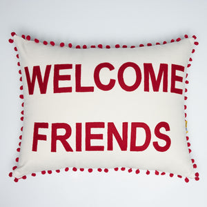 
                
                    Φόρτωση εικόνας στο Viewer Gallery, Decorative Cushion, Welcome Friends
                
            