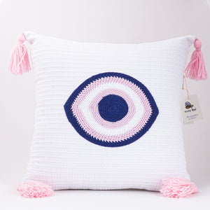 
                
                    Φόρτωση εικόνας στο Viewer Gallery, Decorative Evil Eye Cushion in Pink
                
            