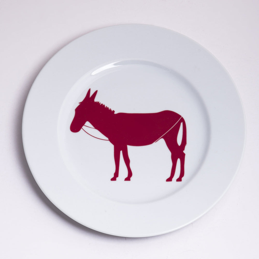 Donkey Set of Platter and Plate