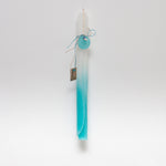Easter Beeswax Candle, Turquoise