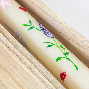 Easter Candle - Handpainted No1