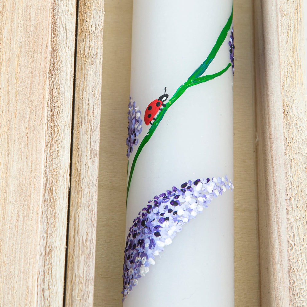 Easter Candle - Handpainted No3