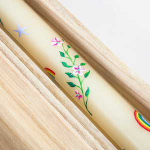 Easter Candle - Handpainted No4