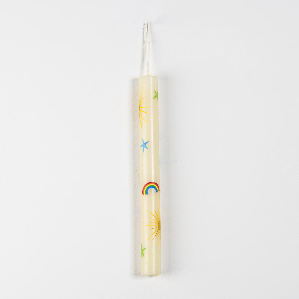 Easter Candle - Handpainted No6