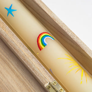 Easter Candle - Handpainted No6
