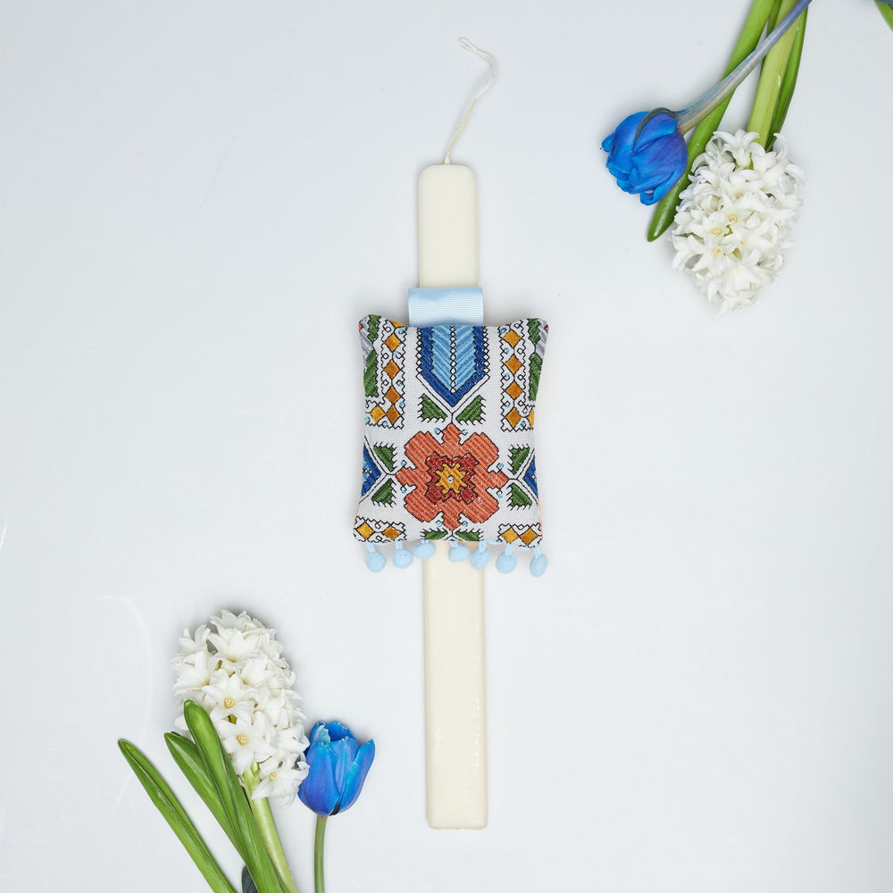 Easter Candle with Lavender Sachet - Ivoire