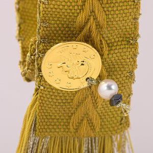 
                
                    Load image into Gallery viewer, Emilia Bracelet with Yellow Tassel
                
            