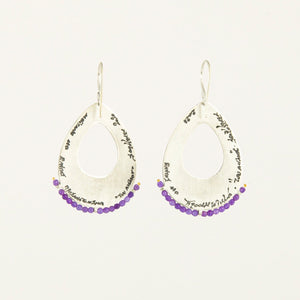 
                
                    Load image into Gallery viewer, Eros Earrings with Amethyst
                
            