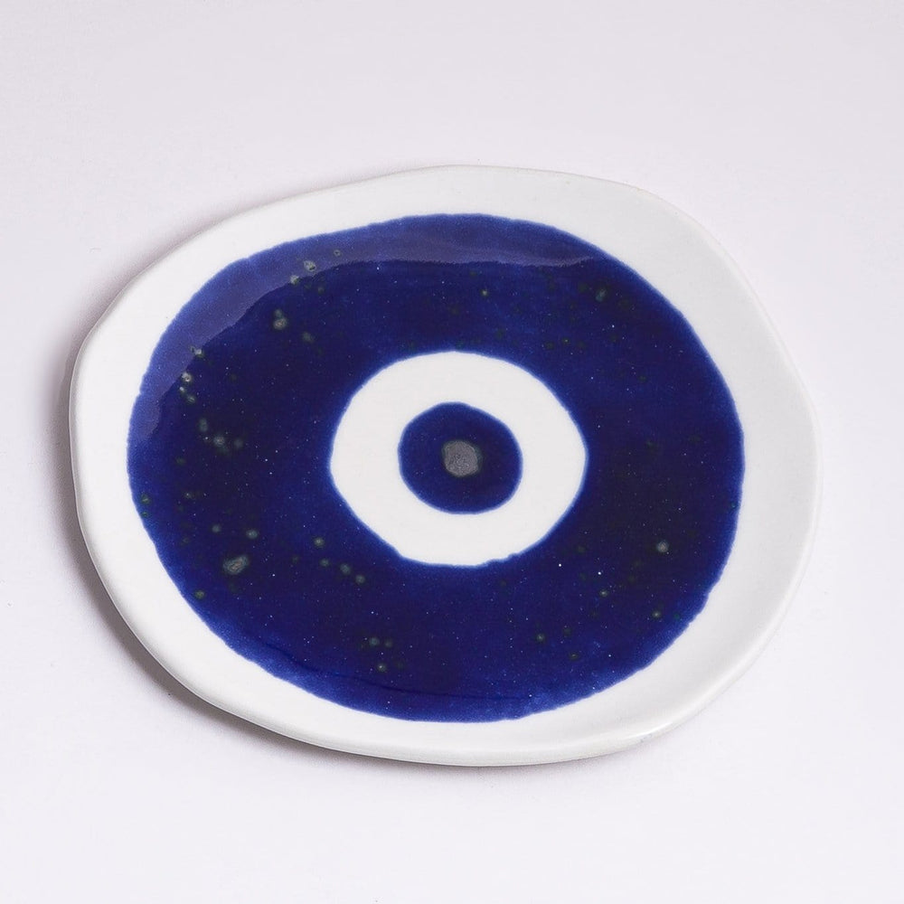 Evil Eye Ceramic Dessert Plate