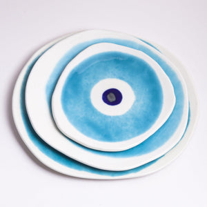 Evil Eye Ceramic Dinner Plate A