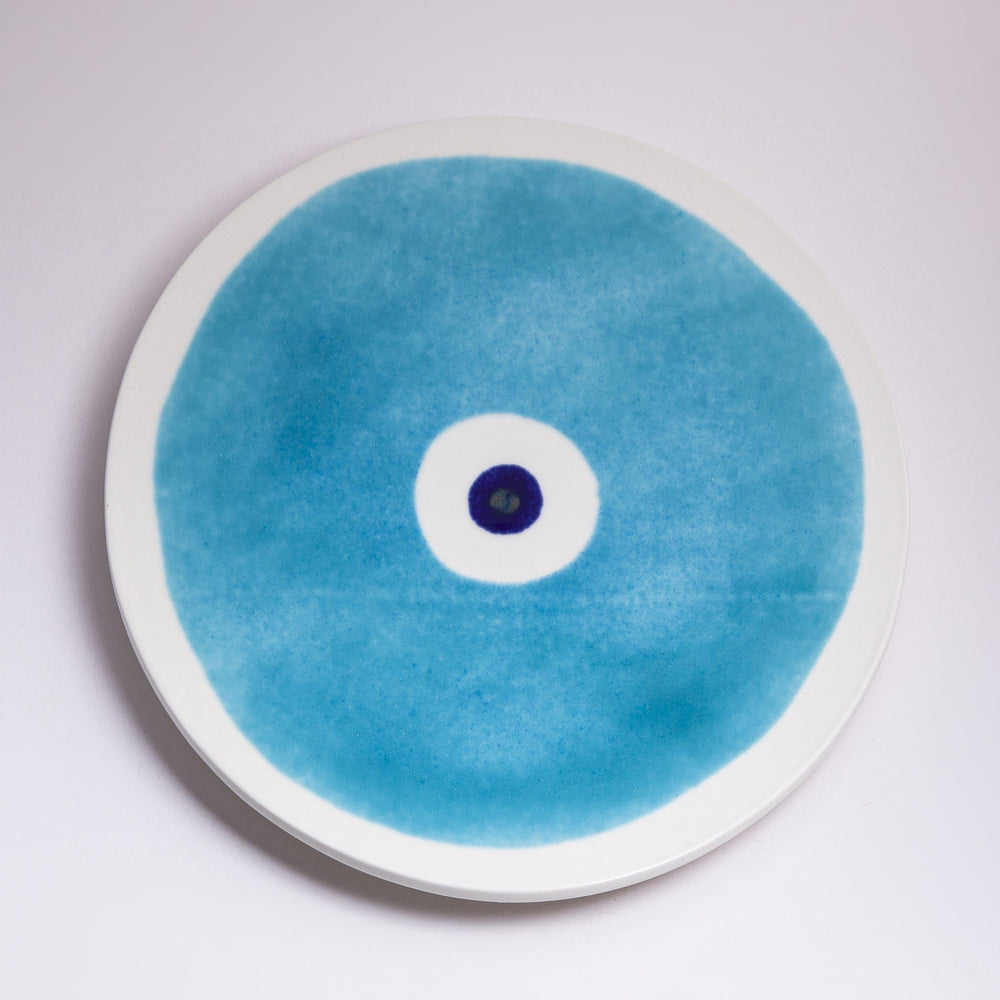 
                
                    Load image into Gallery viewer, Evil Eye Ceramic Plateau
                
            