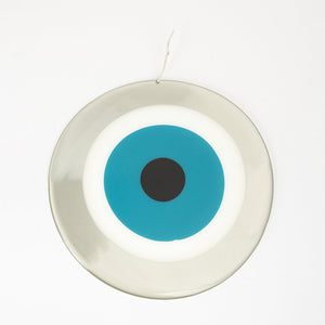 Evil Eye, Mati, Aluminium, Round Shape