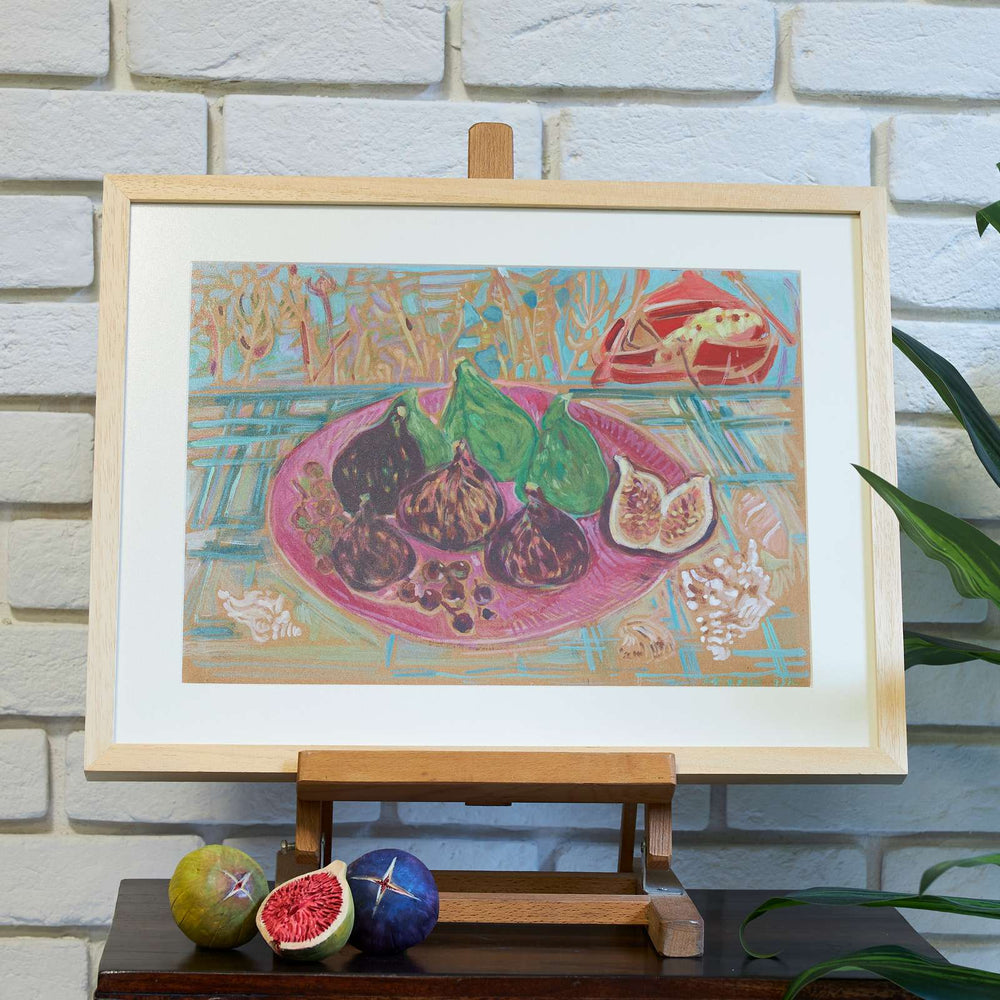
                
                    Load image into Gallery viewer, Figs in Pink Dish, Original
                
            