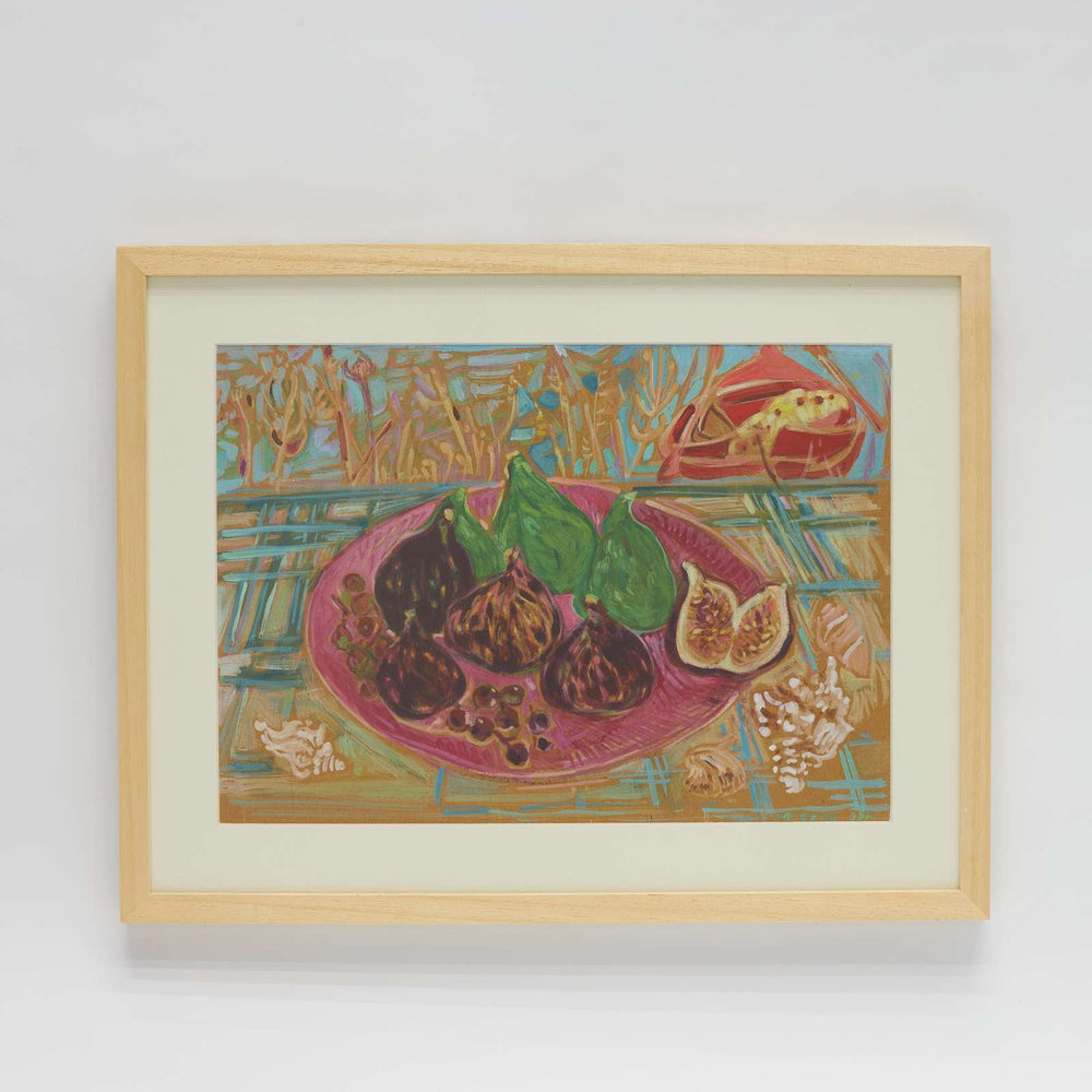 
                
                    Load image into Gallery viewer, Figs in Pink Dish, Original
                
            