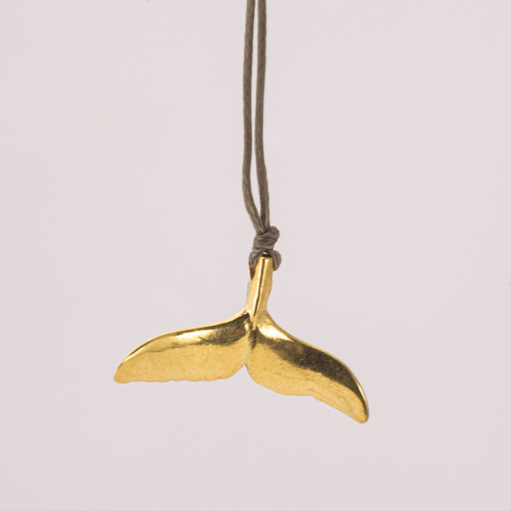 
                
                    Load image into Gallery viewer, Fish Tail Pendant, Gold Plated
                
            