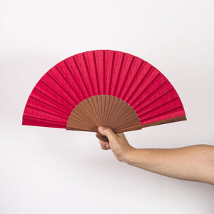 Folding Hand Fan, Ostria Colours
