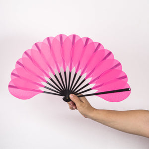 Folding Hand Fan, Palmito Colours