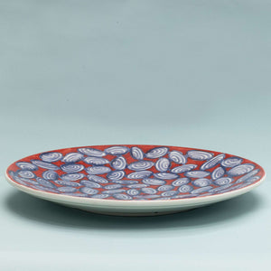 
                
                    Load image into Gallery viewer, Handpainted Ceramic Platter, Mussels
                
            