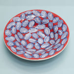 Handpainted Ceramic Salad Bowl, Mussels