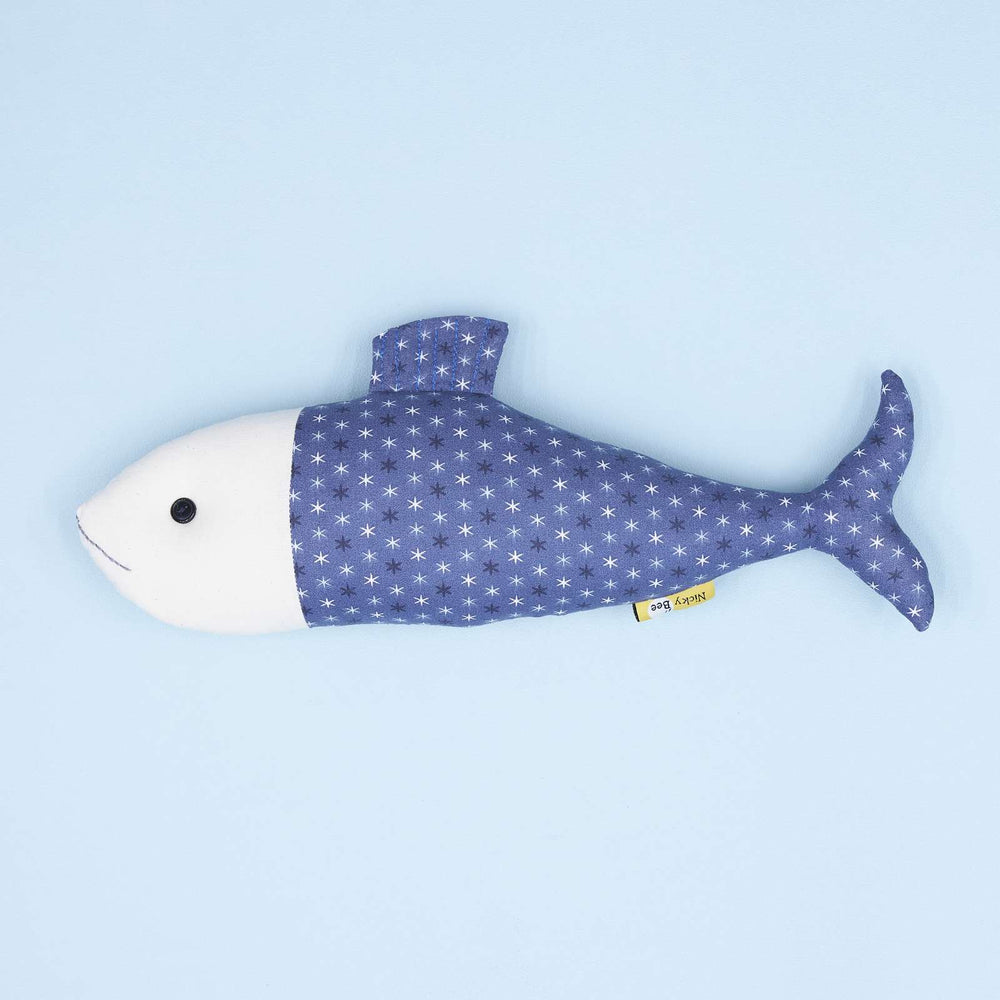 
                
                    Load image into Gallery viewer, Happy Fish Handmade Softie
                
            