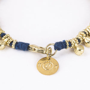 
                
                    Φόρτωση εικόνας στο Viewer Gallery, Hip Bracelet with Coin in Jeans Blue
                
            