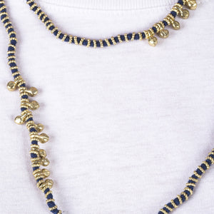 Hip Necklace in Blue
