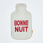Hot Water Bottle Cover - Bonne Nuit (+Bottle)