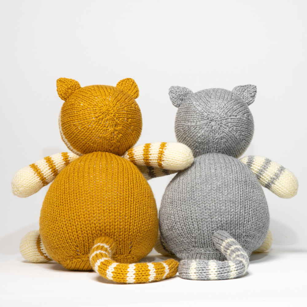 
                
                    Load image into Gallery viewer, Knitted Cat Doll, Stuffed Toy
                
            