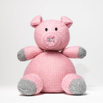 Knitted Pig Doll, Stuffed Toy