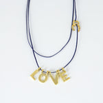 Love, Word Pendant Necklace