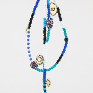 
                
                    Load image into Gallery viewer, Masks, Long Boho Necklace, Bronze
                
            